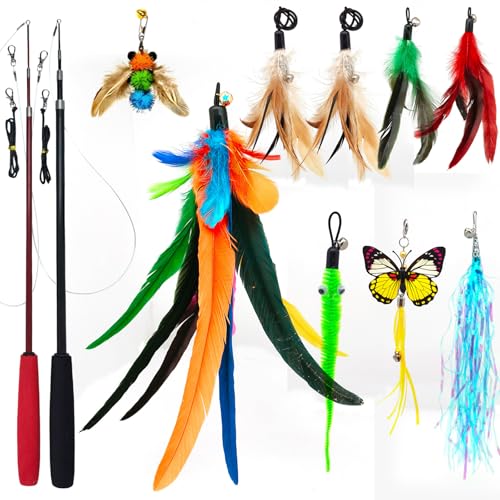 Best Long Handle Feather Wands for Cats 2026